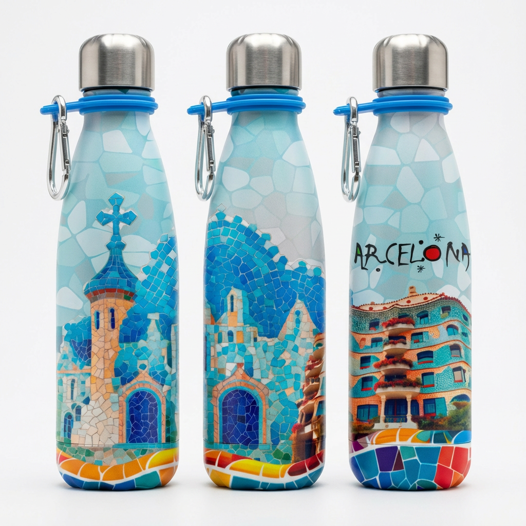 Botella Termo de Acero Inoxidable 500 ml - Casa Batllo