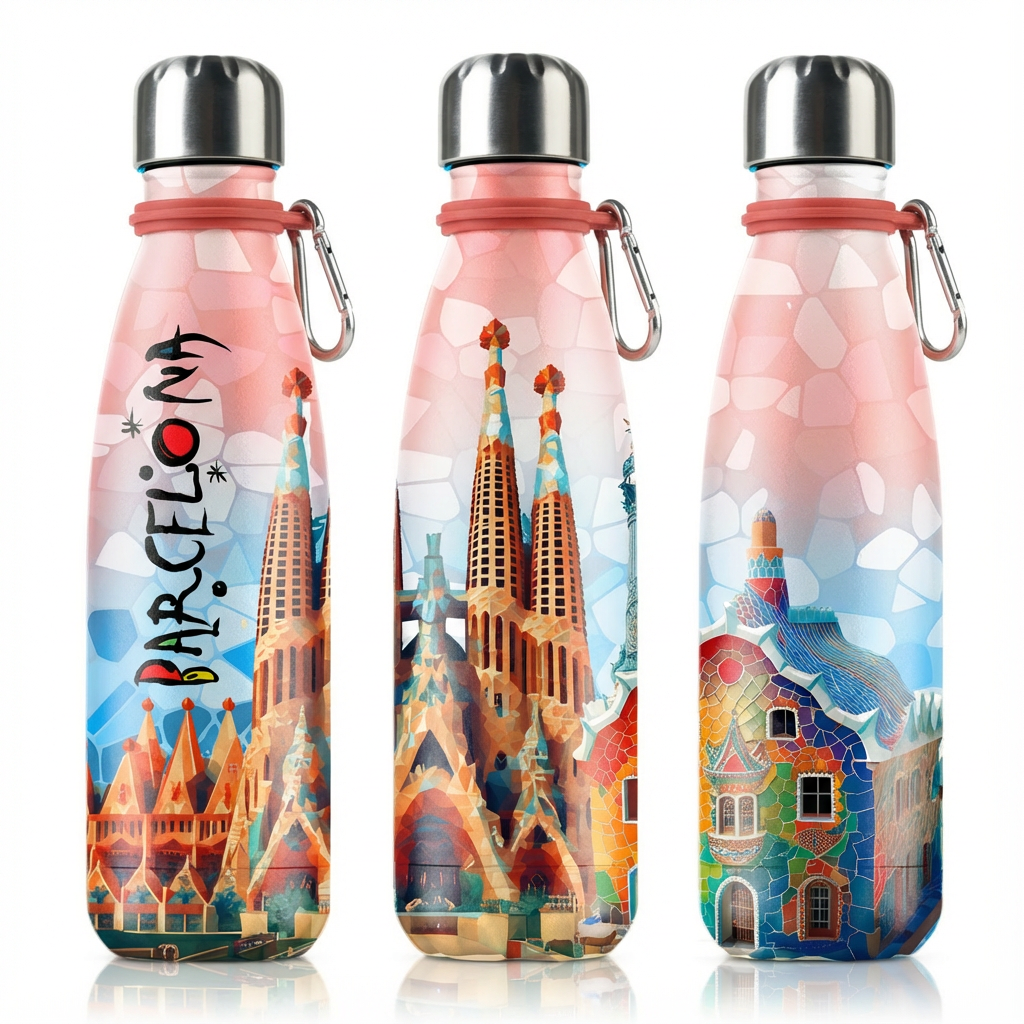 Botella Termo de Acero Inoxidable 500 ml - Sagrada Familia