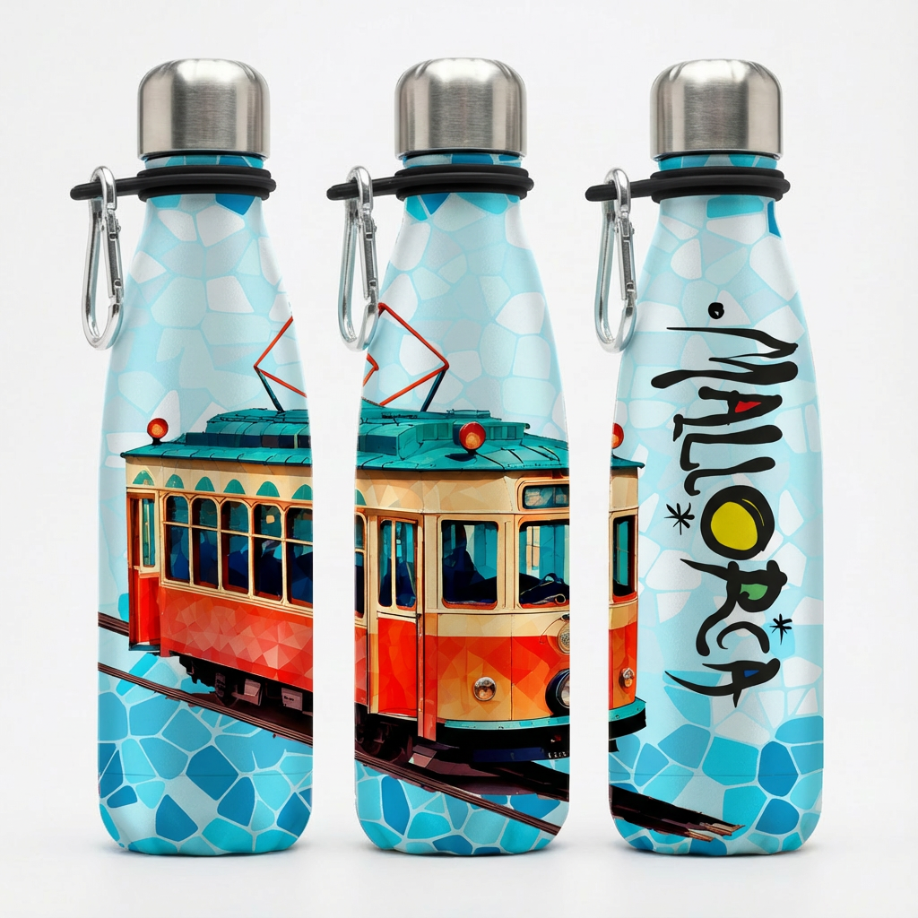 Botella Termo de Acero Inoxidable 500 ml - Tramvia