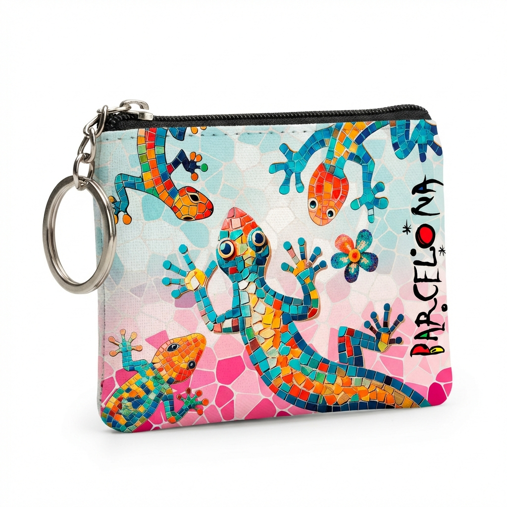 Monedero Barcelona Sargantana – 12 × 9 cm
