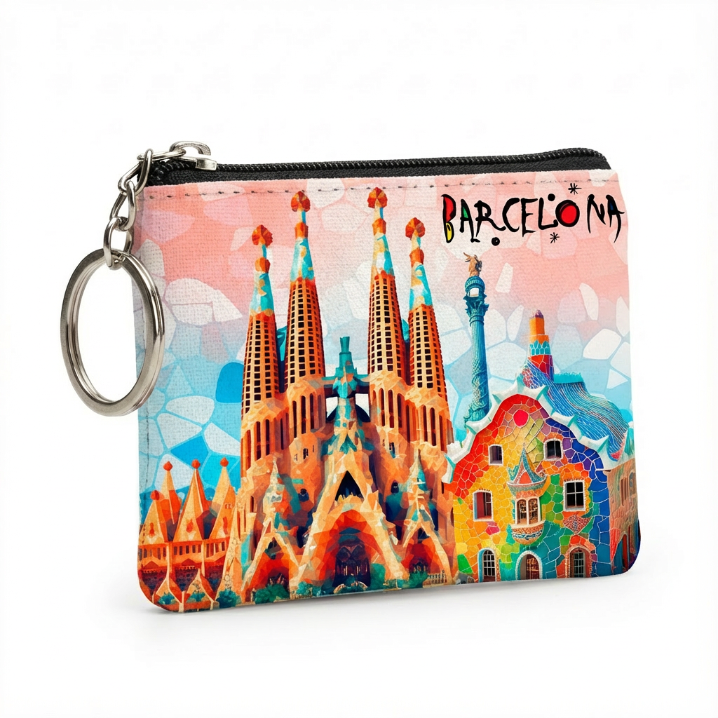 Monedero Barcelona Sagrada Familia + Parc Guell – 12 × 9 cm